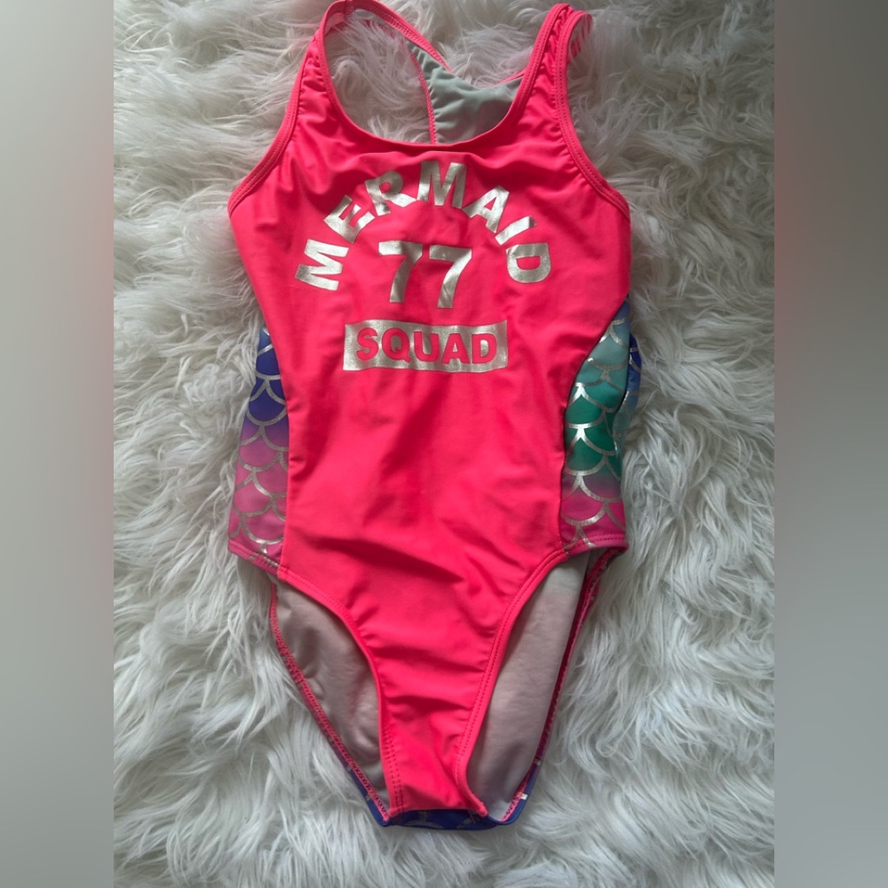 Mermaid Squad Kids Swimwear - Pink